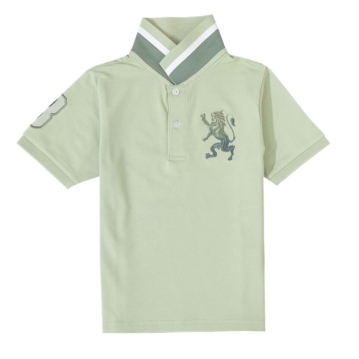 Giordano Junior Embroidery Short Sleeve Bold Polo - Premium Polo