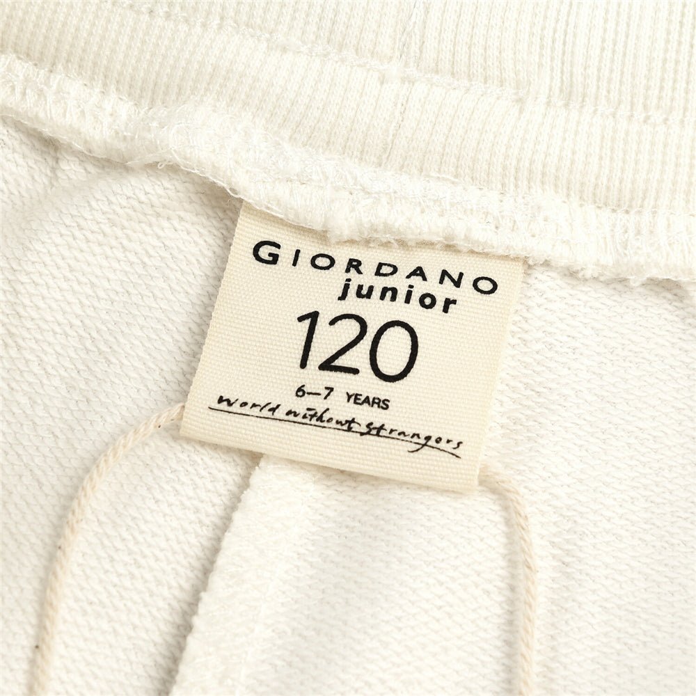 Giordano Junior French Terry Mid-Rise Comfort Fit Elastic Waist Shorts - Premium Shorts