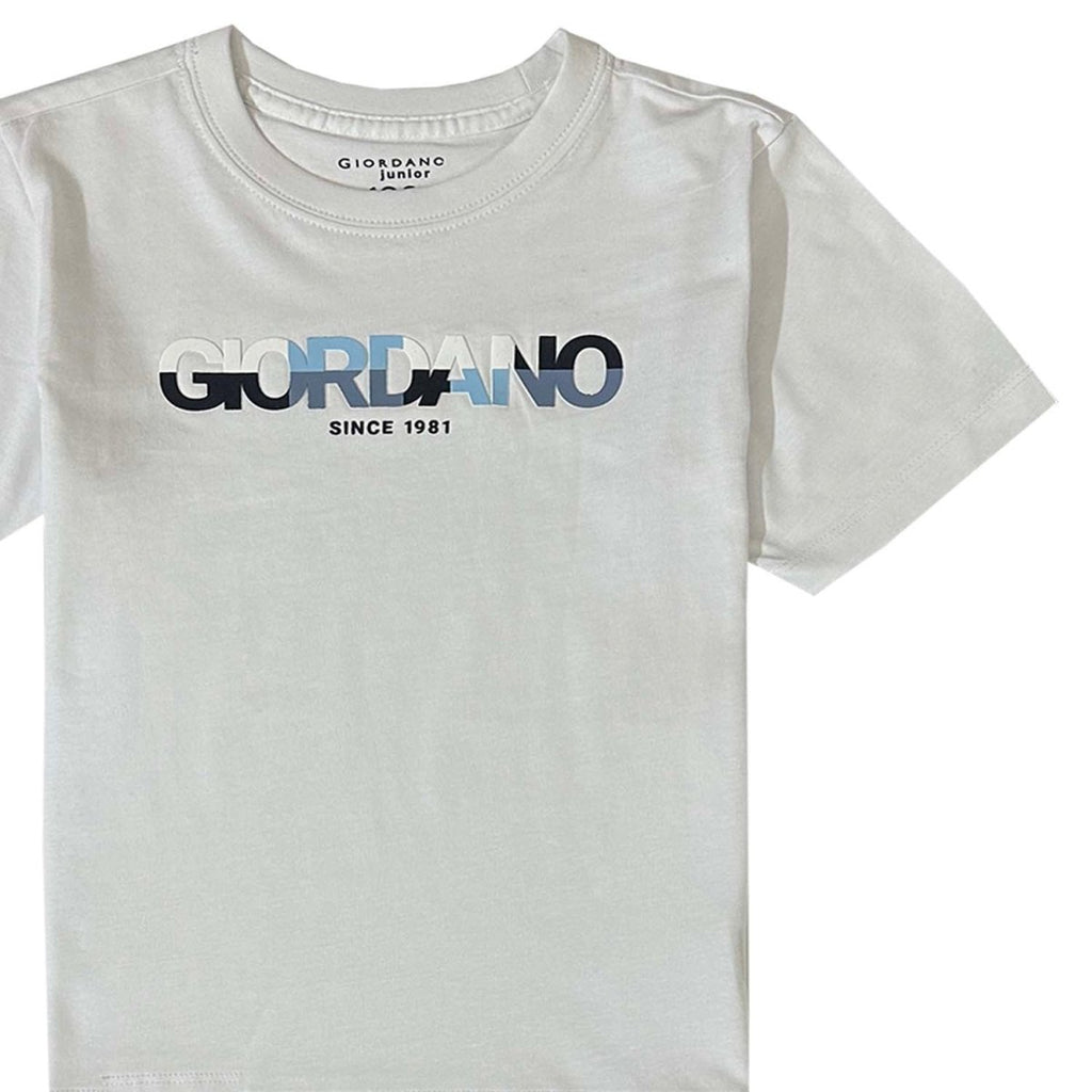 Giordano Junior Giordano Logo Signature Tee - Classic Style, Cool Comfort - Premium Print Tee