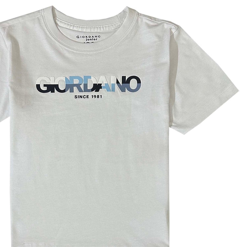 Giordano Junior Giordano Logo Signature Tee - Classic Style, Cool Comfort - Premium Print Tee