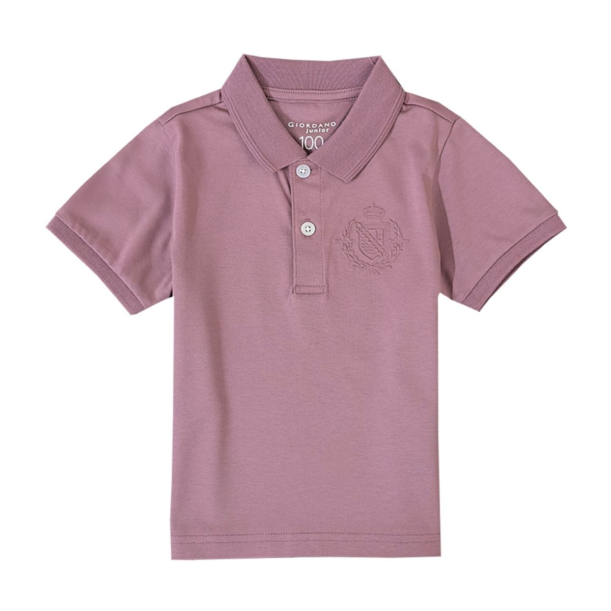 Giordano Junior Liquid Touch Short Sleeve Embroidery Polo - Premium Polo