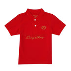 Giordano Junior Liquid Touch Short Sleeve Embroidery Polo - Premium Polo