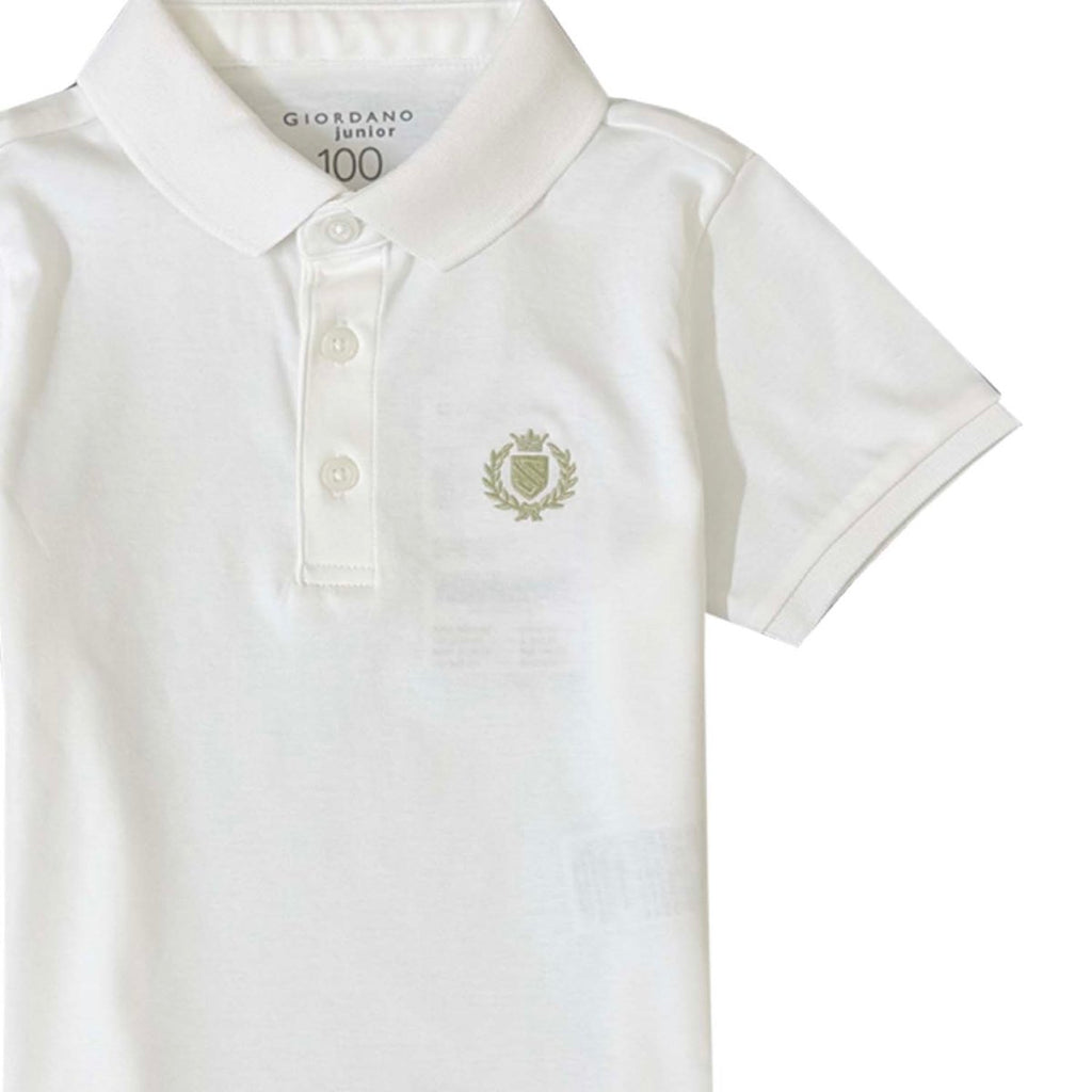 Giordano Junior Liquid Touch Short Sleeve Embroidery Polo - Premium Polo