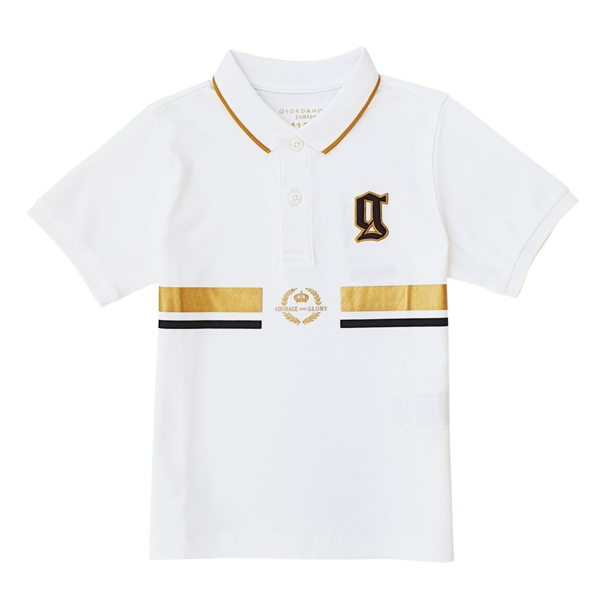 Giordano Junior Liquid Touch Short Sleeve Embroidery Polo - Premium Polo