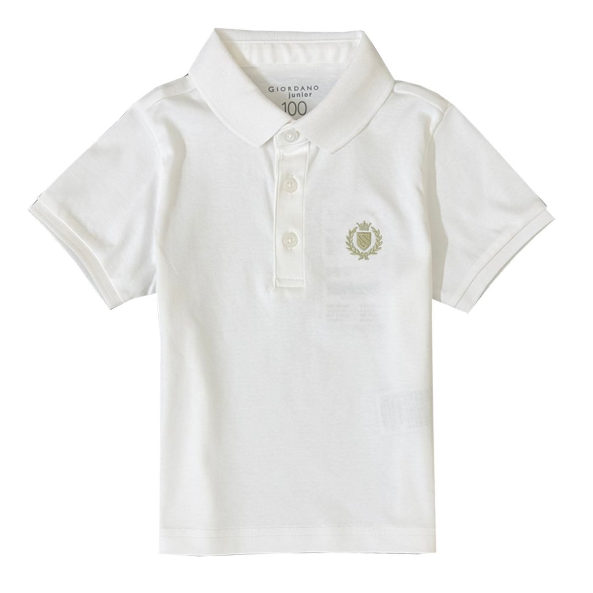 Giordano Junior Liquid Touch Short Sleeve Embroidery Polo - Premium Polo