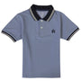 Giordano Junior Pique Flat Knit Collar Short Sleeve Slim Fit Thematic Embroidery Bold Polo - Premium Polo