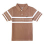 Giordano Junior Pique Flat Knit Collar Short Sleeve Slim Fit Thematic Embroidery Bold Polo - Premium Polo
