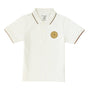 Giordano Junior Pique Flat Knit Collar Short Sleeve Slim Fit Thematic Embroidery Bold Polo - Premium Polo