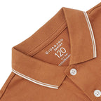 Giordano Junior Pique Flat Knit Collar Short Sleeve Slim Fit Thematic Embroidery Bold Polo - Premium Polo