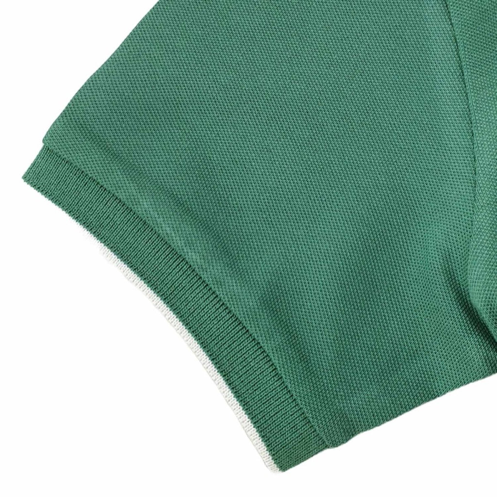 Giordano Junior Pique Flat Knit Collar Short Sleeve Slim Fit Thematic Embroidery Bold Polo - Premium Polo