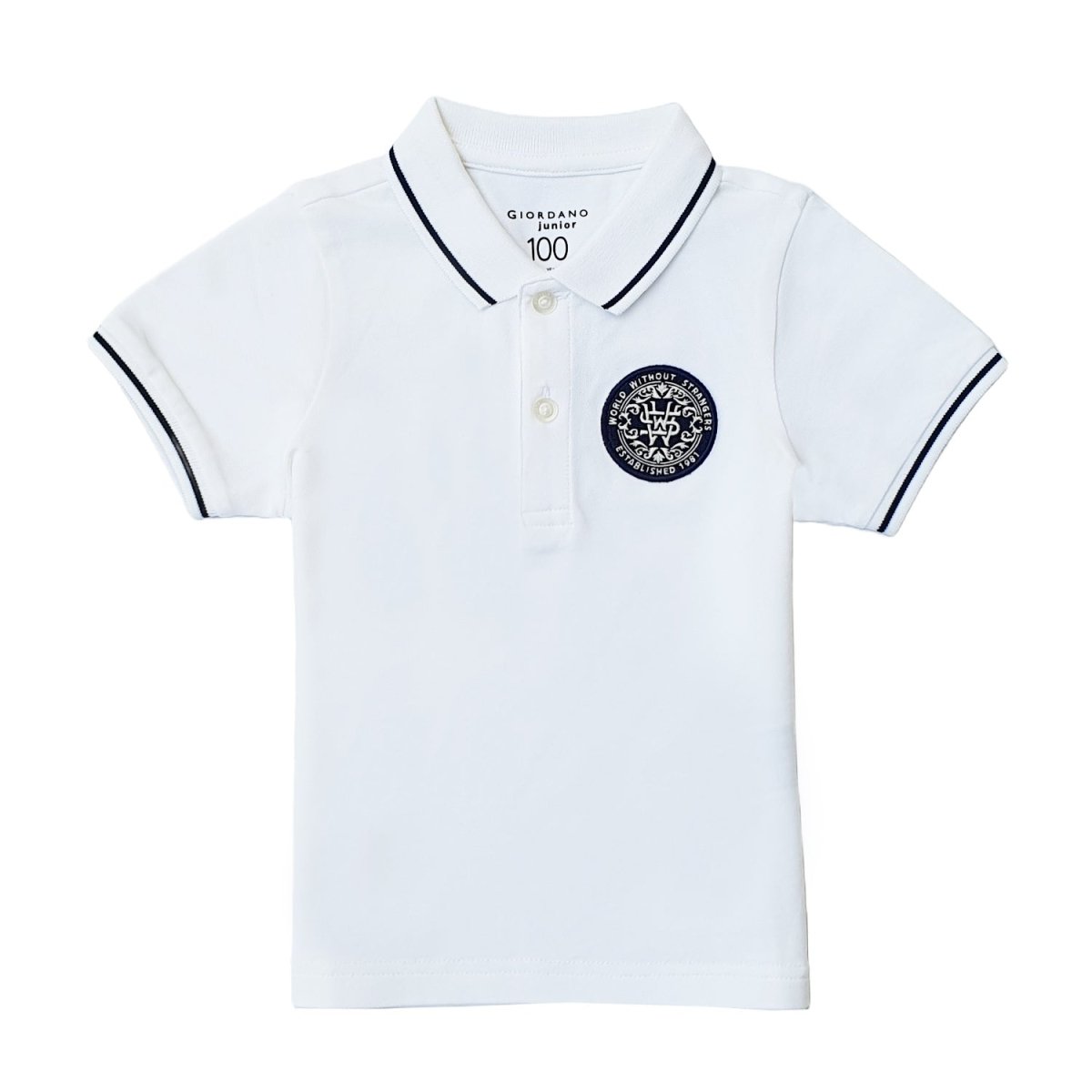 Giordano Junior Print Solid Polo - Premium Polo
