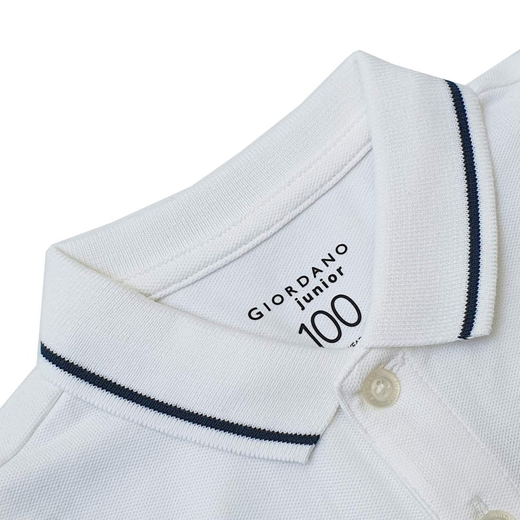 Giordano Junior Print Solid Polo - Premium Polo