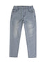 Giordano Junior's Elastic Waistband Mid Rise Jeans - Premium Jeans