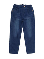 Giordano Junior's Elastic Waistband Mid Rise Jeans - Premium Jeans