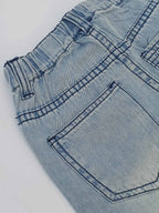 Giordano Junior's Elastic Waistband Mid Rise Jeans - Premium Jeans