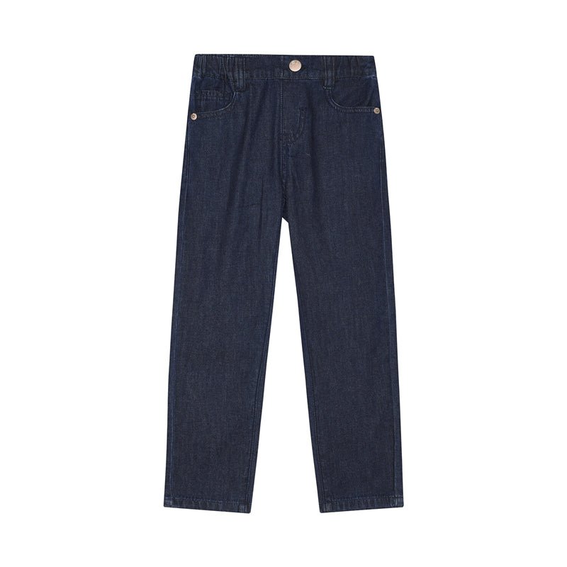 Giordano Junior's Elastic Waistband Mid Rise Jeans - Premium Jeans