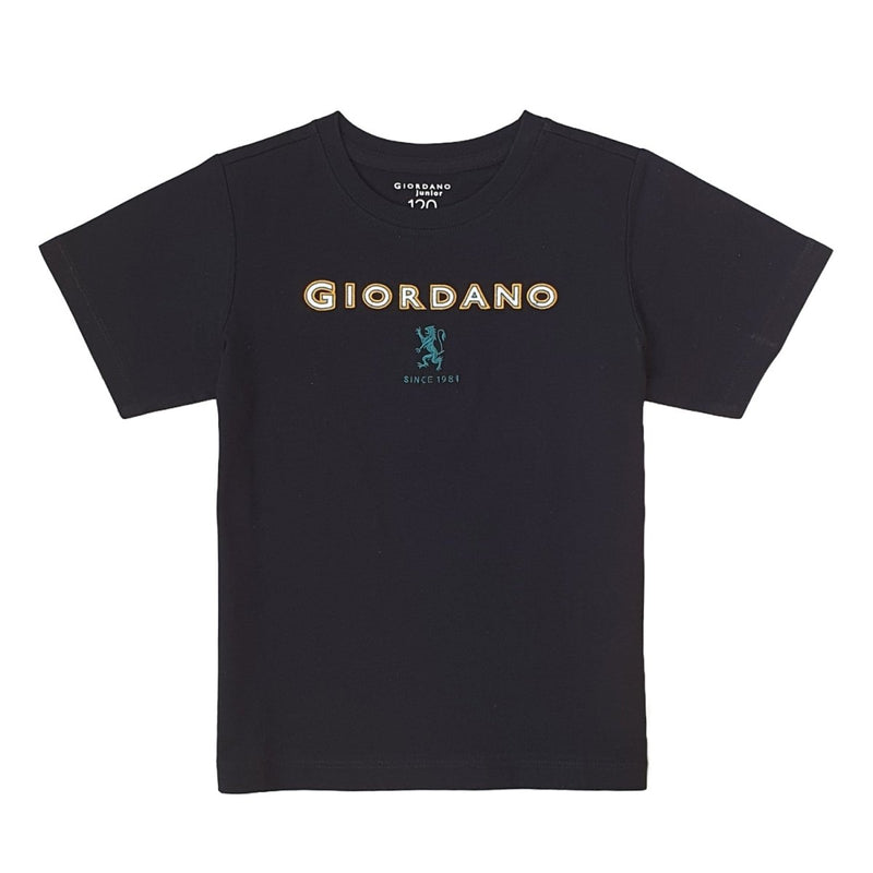 Giordano Junior's Giordano Logo Print Tee - Premium Tee