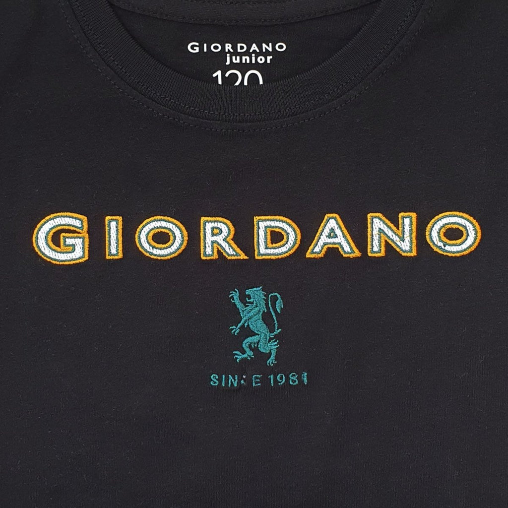 Giordano Junior's Giordano Logo Print Tee - Premium Tee