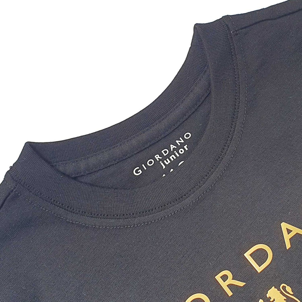Giordano Junior's Giordano Logo Print Tee - Premium Tee