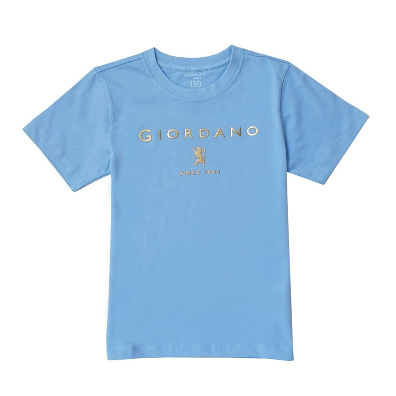 Giordano Junior's Giordano Logo Print Tee - Premium Tee