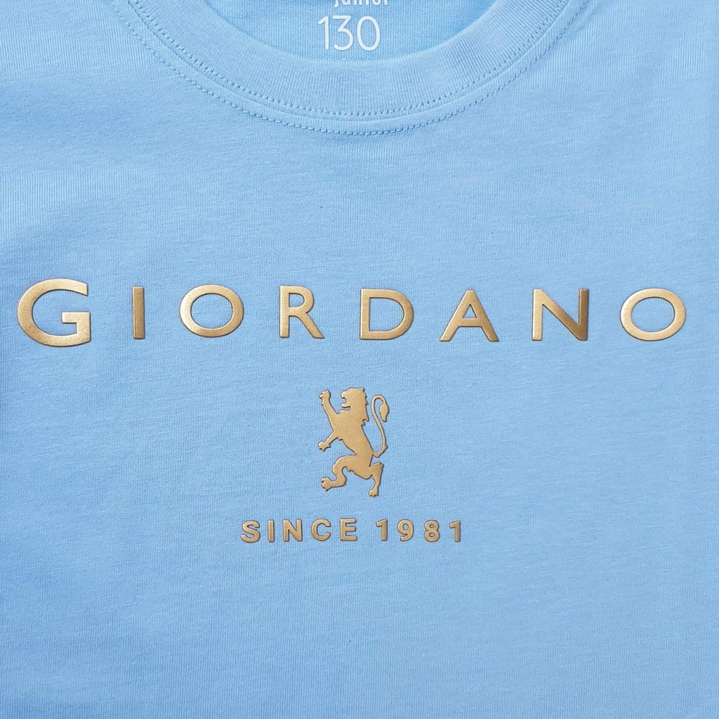 Giordano Junior's Giordano Logo Print Tee - Premium Tee