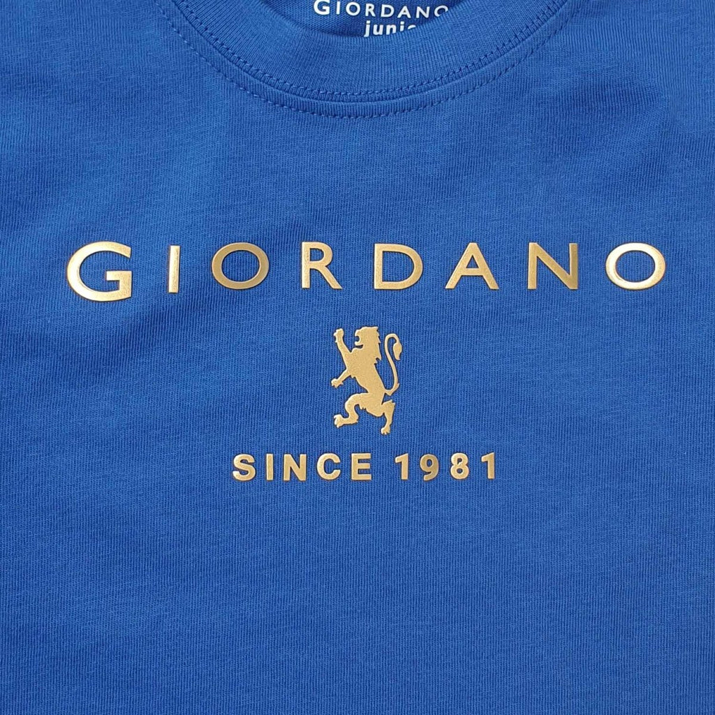 Giordano Junior's Giordano Logo Print Tee - Premium Tee