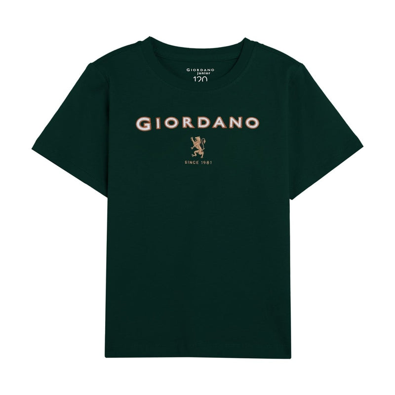 Giordano Junior's Giordano Logo Print Tee - Premium Tee