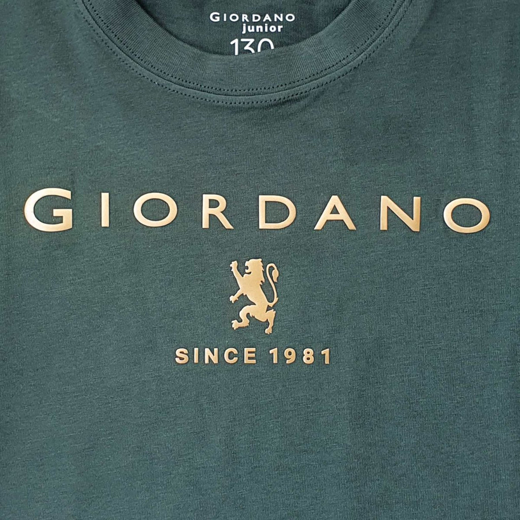 Giordano Junior's Giordano Logo Print Tee - Premium Tee