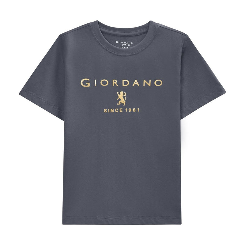 Giordano Junior's Giordano Logo Print Tee - Premium Tee