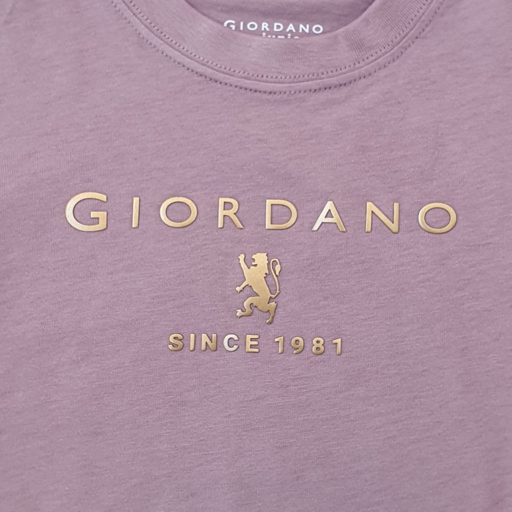 Giordano Junior's Giordano Logo Print Tee - Premium Tee