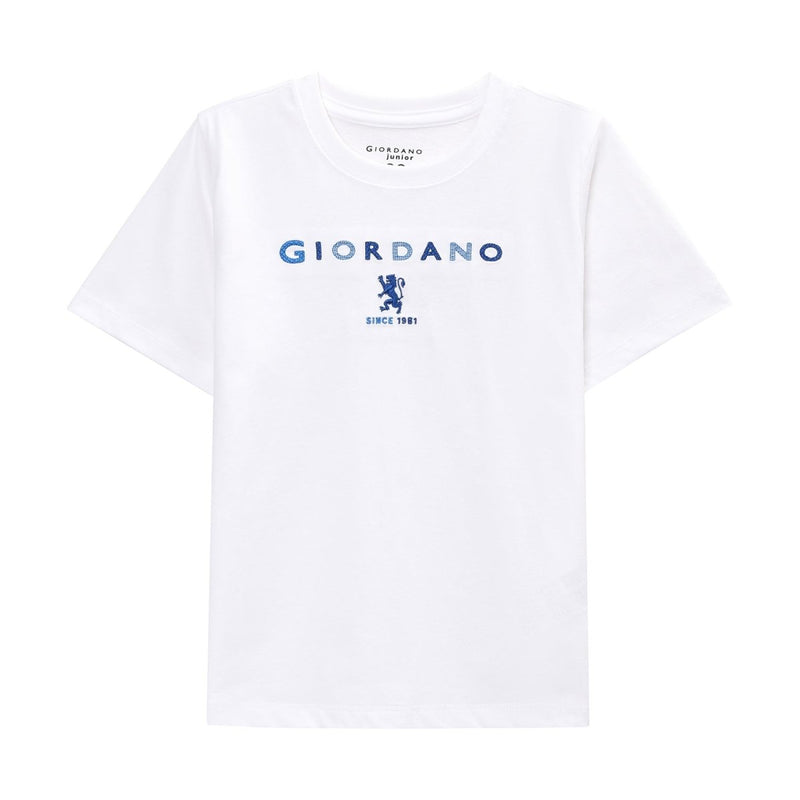 Giordano Junior's Giordano Logo Print Tee - Premium Tee