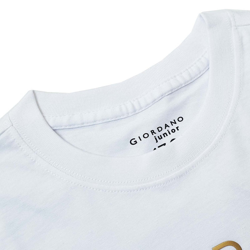 Giordano Junior's Giordano Logo Print Tee - Premium Tee