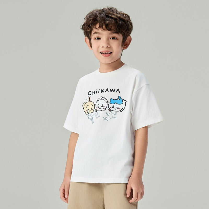 Giordano Kid's Chiikawa Enjoy The Little Things Graphic Tee - Premium Print Tee