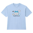 Giordano Kid's Chiikawa Hachiware Blue Relaxed Graphic Tee - Premium Print Tee