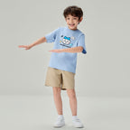 Giordano Kid's Chiikawa Hachiware Blue Relaxed Graphic Tee - Premium Print Tee