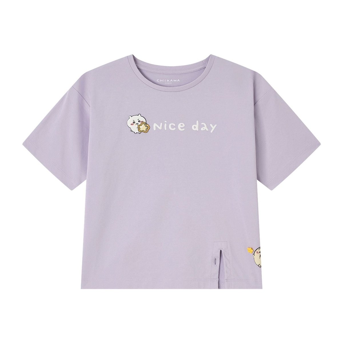 Giordano Kid's Chiikawa Orchid Petal Magic Print Tee - Premium Print Tee