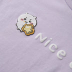 Giordano Kid's Chiikawa Orchid Petal Magic Print Tee - Premium Print Tee