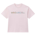 Giordano Kid's Chiikawa Pearl Amethyst Crew Neck Relaxed T-Shirt - Premium Print Tee