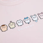 Giordano Kid's Chiikawa Pearl Amethyst Crew Neck Relaxed T-Shirt - Premium Print Tee