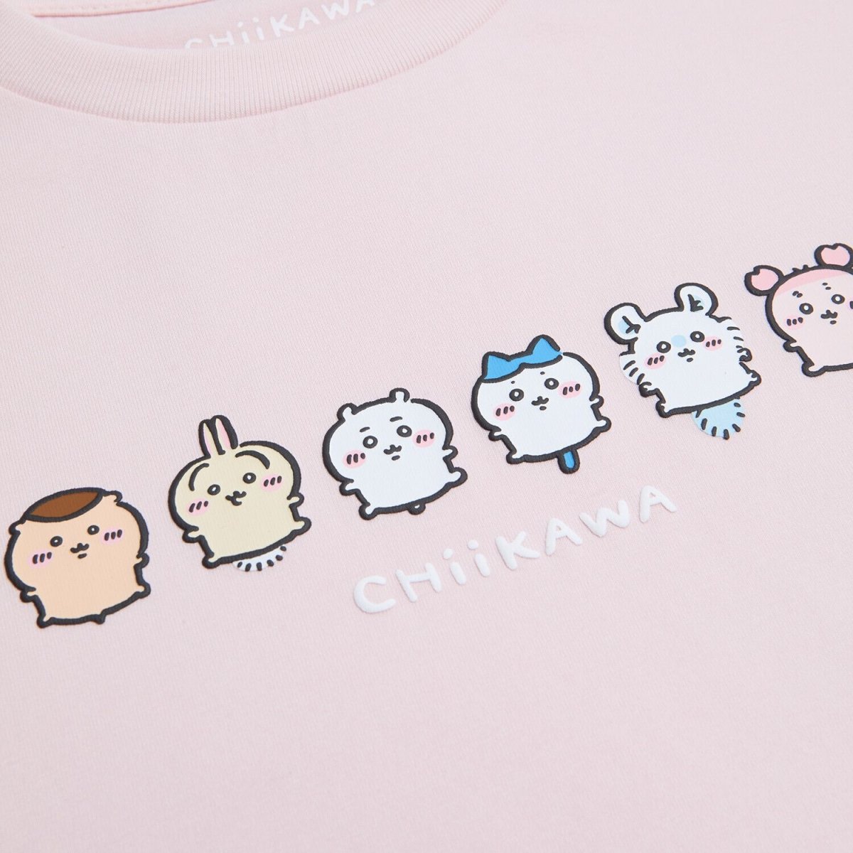 Giordano Kid's Chiikawa Pearl Amethyst Crew Neck Relaxed T-Shirt - Premium Print Tee