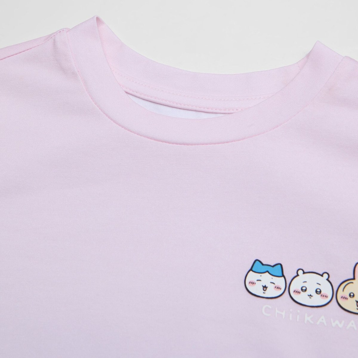 Giordano Kid's Chiikawa Pearl Amethyst Striped Graphic Tee - Premium Print Tee
