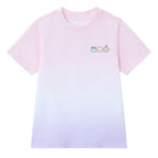 Giordano Kid's Chiikawa Pearl Amethyst Striped Graphic Tee - Premium Print Tee