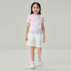 Giordano Kid's Chiikawa Pearl Amethyst Striped Graphic Tee - Premium Print Tee