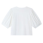 Giordano Kid's Chiikawa Snow White Relaxed Graphic T-Shirt - Premium Print Tee