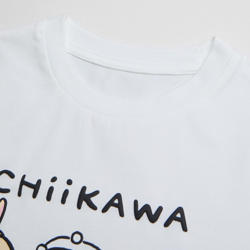 Giordano Kid's Chiikawa Snow White Relaxed Graphic Tee - Premium Print Tee