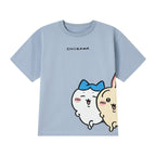 Giordano Kid's Chiikawa Subdued Blue Crew Neck Graphic Tee - Premium Print Tee