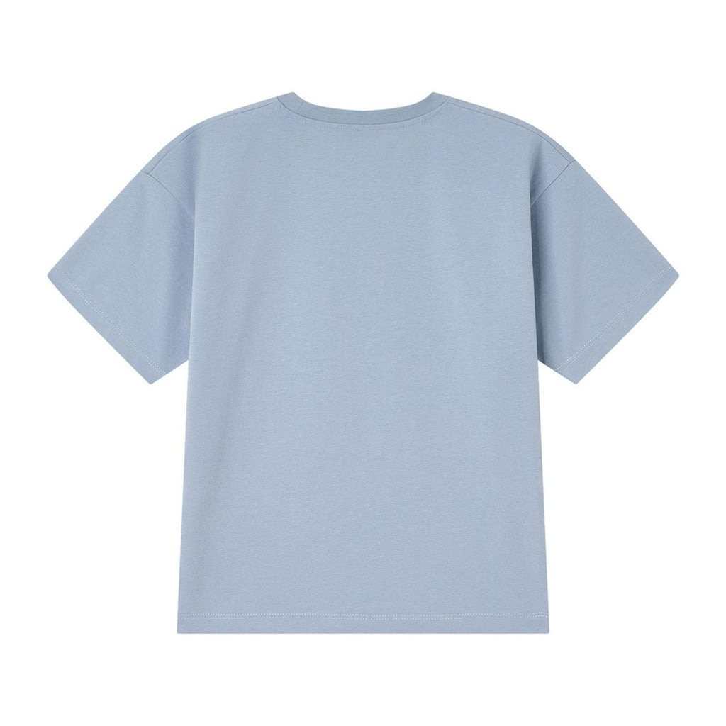 Giordano Kid's Chiikawa Subdued Blue Crew Neck Graphic Tee - Premium Print Tee