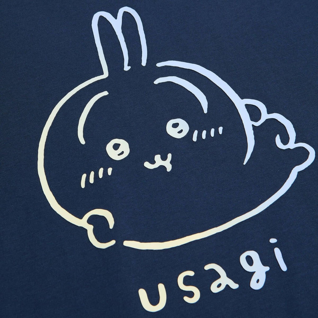 Giordano Kid's Chiikawa Usagi Printed Cotton Blend Relaxed Tee - Premium Print Tee