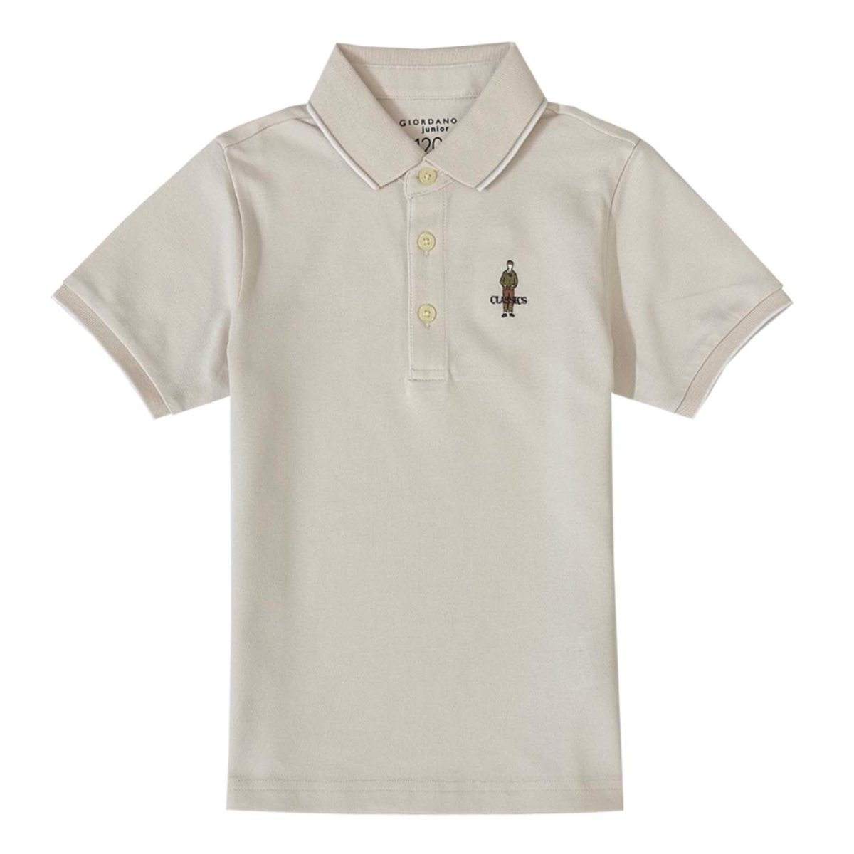Giordano Kid's' Classic Cotton Polo Shirt | Slim Fit, Soft & Breathable - Premium Polo