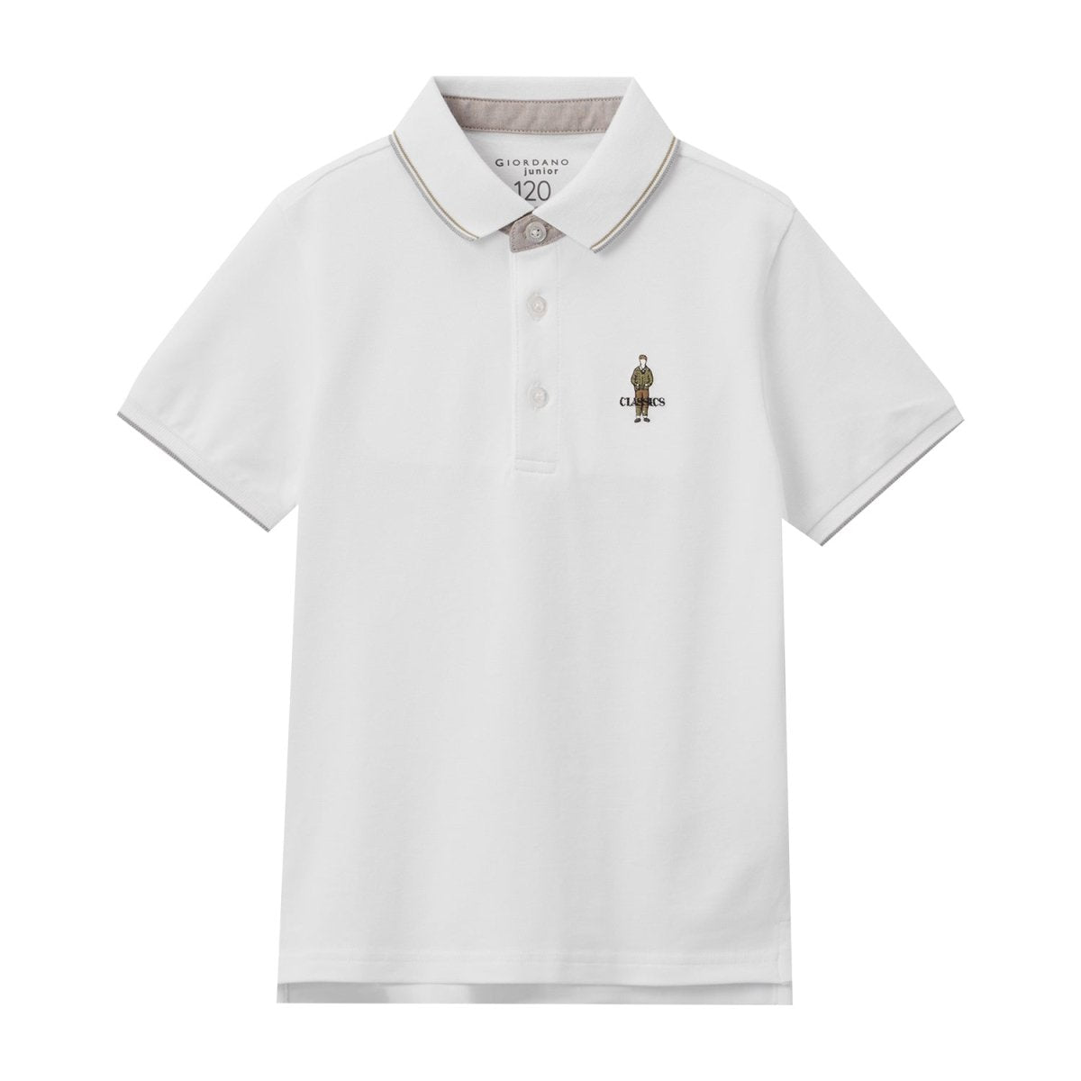 Giordano Kid's' Classic Cotton Polo Shirt | Slim Fit, Soft & Breathable - Premium Polo